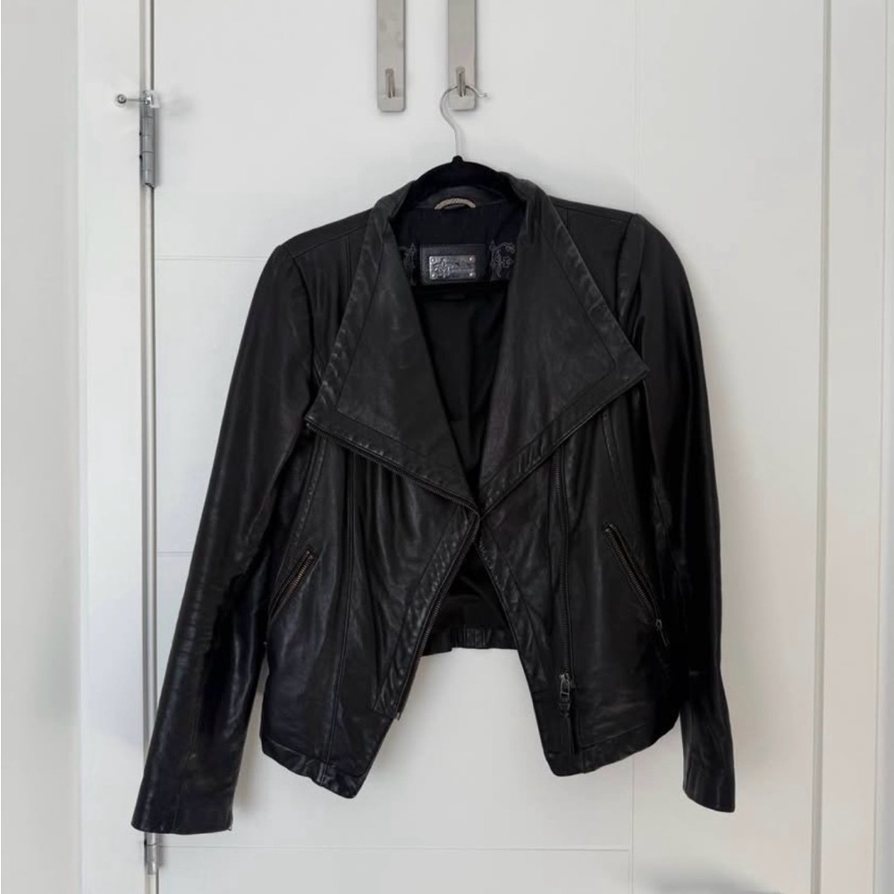 Mackage Women's Black Leather Jacket